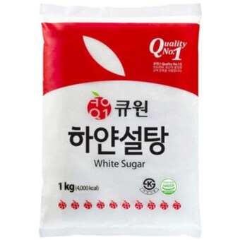 큐원 하얀설탕 1kg