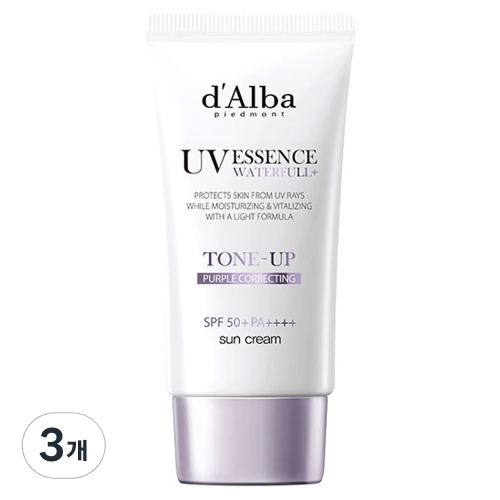 달바 워터풀 톤업 선크림 퍼플 50ml (3개)