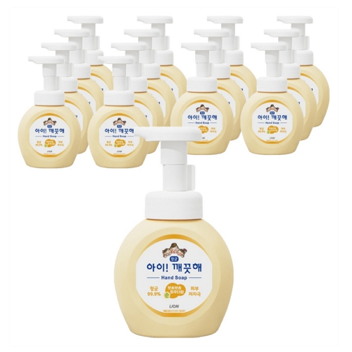 아이깨끗해 핸드워시 순 보송보송 파우더향 250ml (15개)_이미지