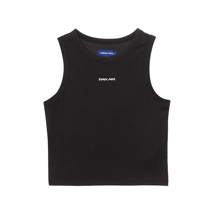 팬암 우먼스 골지 슬리브리스 PRBCSS11940BK-W