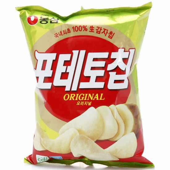농심 포테토칩 오리지널 125g (1개)