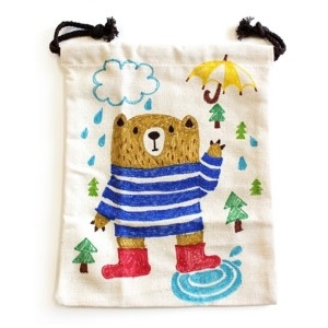 [불명] 주머니가방 중 신발주머니 아이들 단체학습 미술