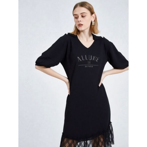 카라 포인트 원피스 블랙 HCCMOP209 Black 90