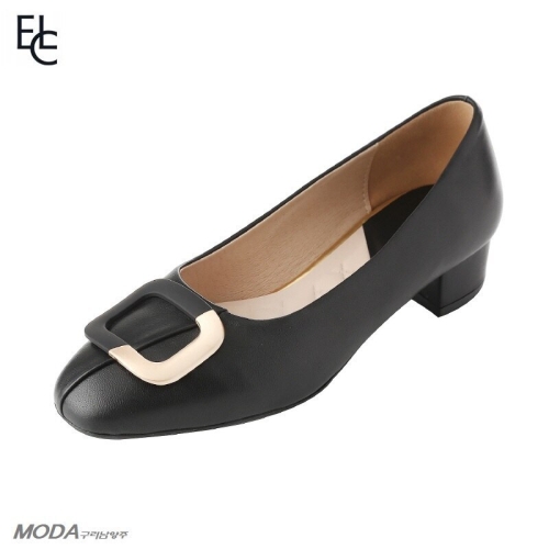 엘칸토 국민 쿠션 사각장식 여성구두 펌프스 2XWD12XI_G_이미지