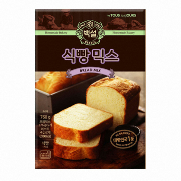 백설 식빵믹스 760g이미지입니다. 누르면 해당 게시물로 새창이동합니다.