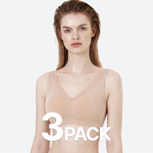 갓바디 모달 심리스 MESH 브래지어 (3매)