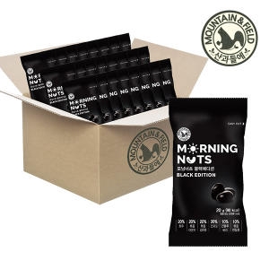 산과들에 모닝너츠 블랙에디션 20g (100개)