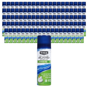 쉬크 쉐이브가드 센서티브 라임폼 60ml (100개)_이미지