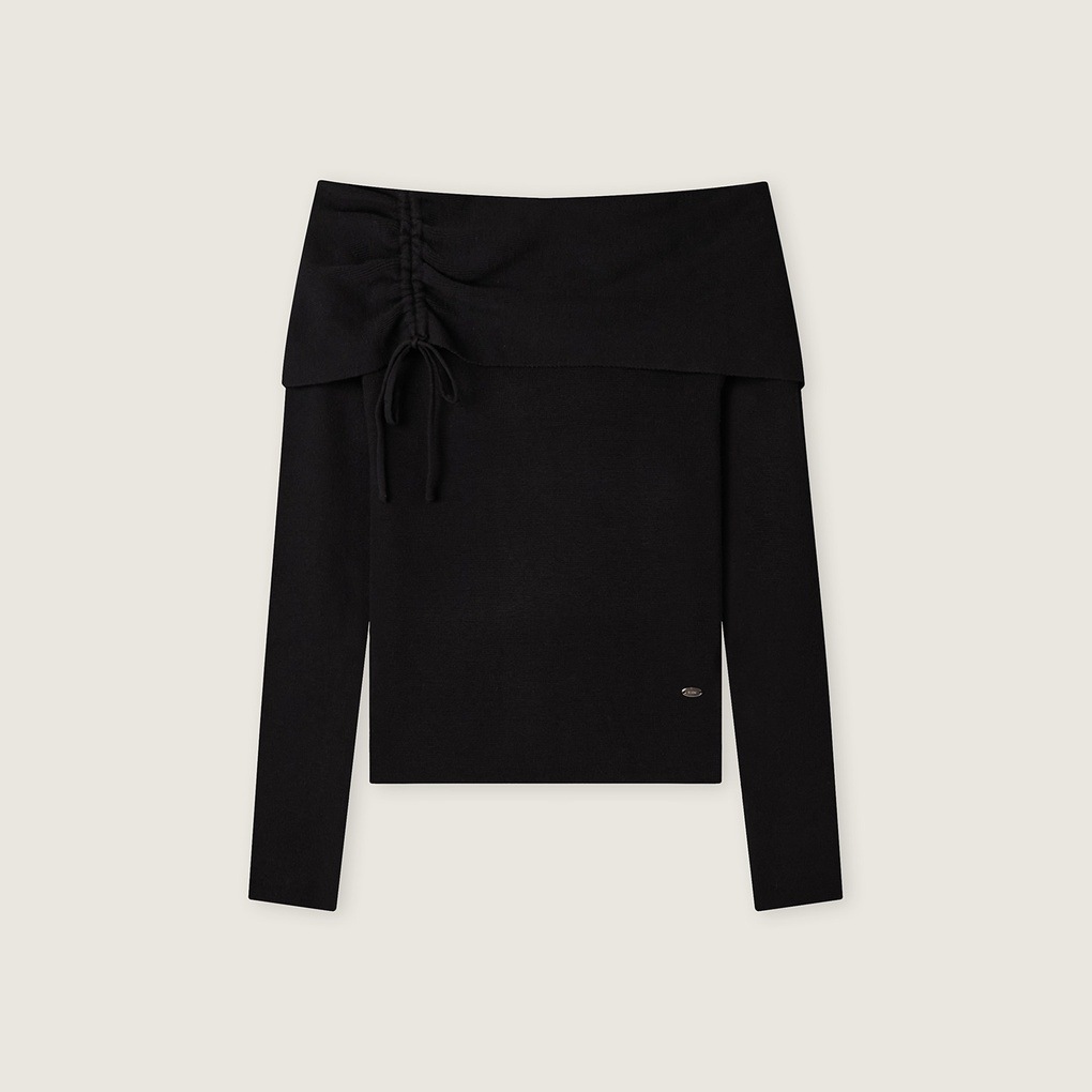 이랜드 로엠 오프숄더 스웨터_RMKAG12R12