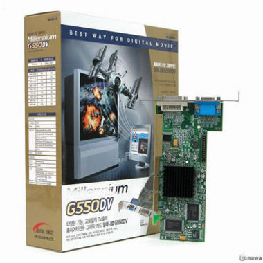 매트록스 밀레니엄 G550 DV 디지탈퍼스트_이미지