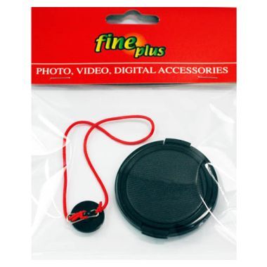 FinePlus 62mm 렌즈캡(With Ring/레드)_이미지