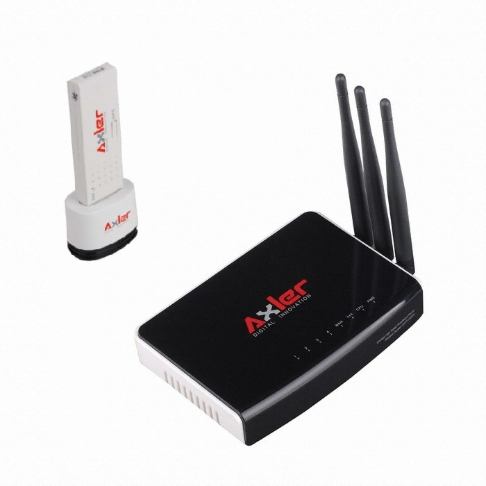 LG상사 Axler LGI-IP10000N 공유기 패키지 (+ LGI-UW300N USB 2.0 무선랜카드)_이미지