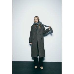 자라 독일 SOFT OVERSIZE COAT Colour Dark grey 123716