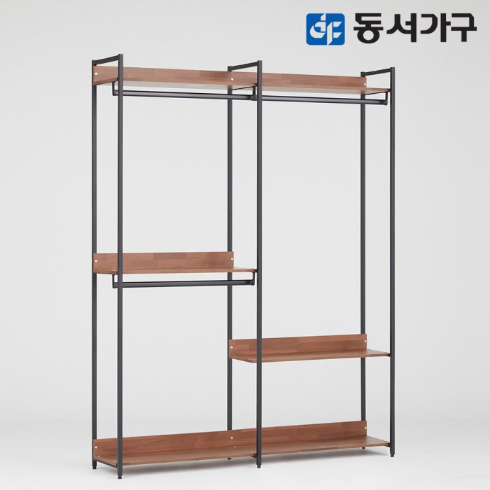 동서가구 몬티아 3단 행거 시스템 드레스룸 1600