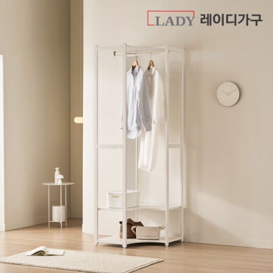 레이디가구 에어랙 철제 드레스룸 코너장 680_이미지