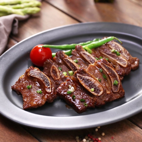 푸드장 이동갈비 포천 이동 양념 소갈비 한입갈비 500g (6개)_이미지