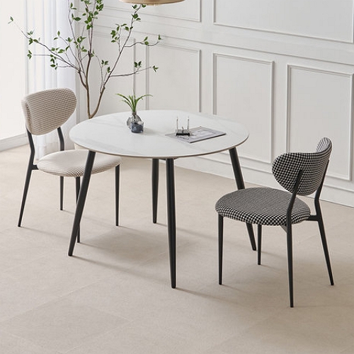 아트 원형 포세린 통세라믹 식탁 1050