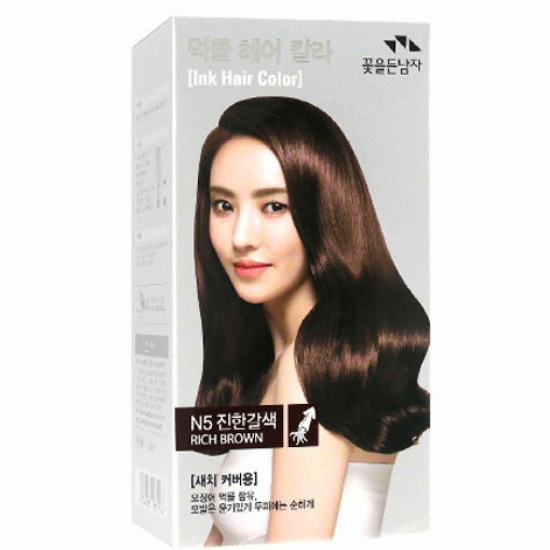 꽃을든남자 먹물 헤어 컬러 크림 100g (1개)_이미지