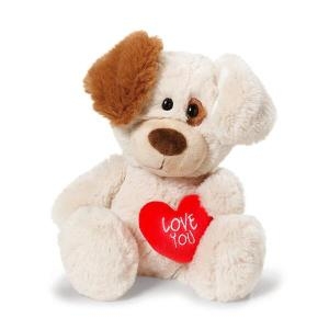 니키 러브유 하트 도그 봉제인형 25cm 40187