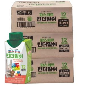 파스퇴르 킨더밀쉬 액상분유 1단계 200ml (60개)_이미지