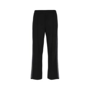 프라다 Black wool blend pant UMP129S23112D9 F0002 BLACK