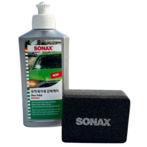 소낙스 유막제거제 강력케어 250ml + 스펀지 1개 세트