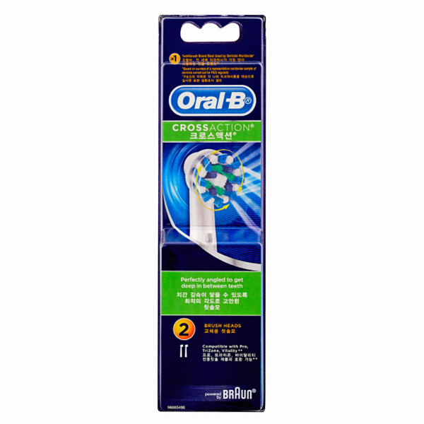 브라운 오랄비 크로스액션 EB50 (2개)_이미지