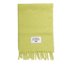 아크네스튜디오 스키니 프린지 머플러 CA0350 (AQR, 옐로우)_이미지