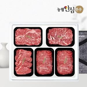 농협안심한우 1등급 한우 선물세트 구이정육5호 2kg [1개]