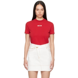 자크뮈스 티셔츠 레드 라 카사 르 티셔츠 그로그랭 티셔츠 242553F11003