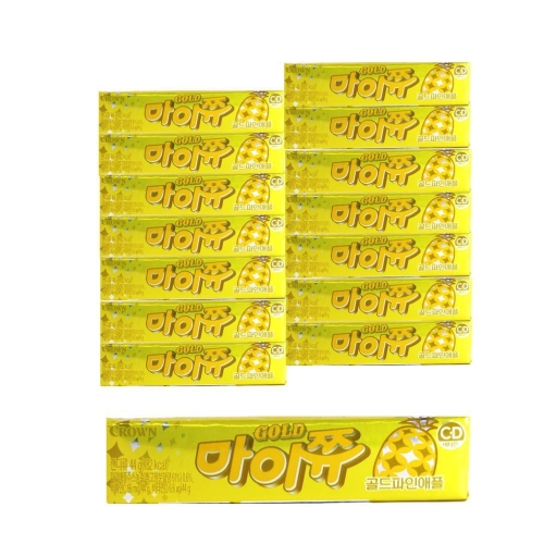 크라운제과 마이쮸 골드파인애플 44g (15개)