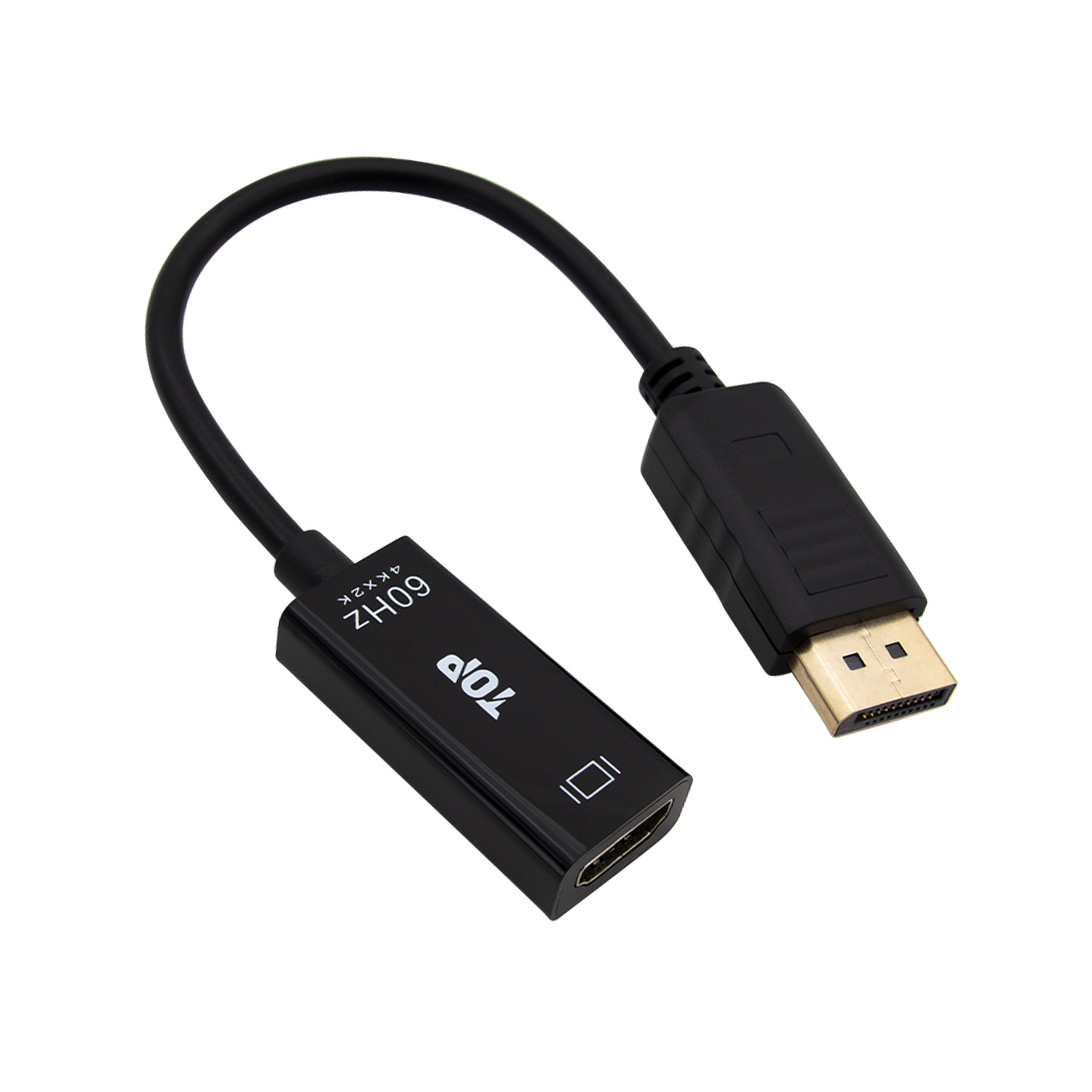 탑라인에이치디 HDTOP DP to HDMI 4K 60Hz 변환 젠더_이미지