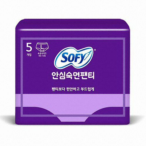 쏘피 안심숙면팬티 대형 L 5개 (6팩(30개))_이미지
