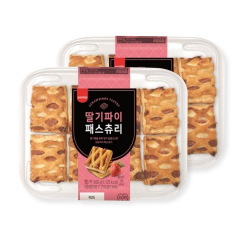 삼립 딸기파이 페스츄리 15개입 300g 2개이미지입니다. 누르면 해당 게시물로 새창이동합니다.