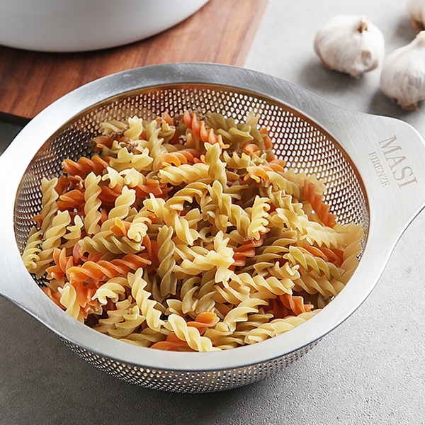 스텐 핸들 콜렌더 채반 소