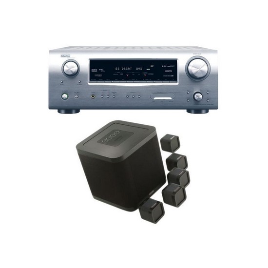 미션 M-CUBE + 데논 AV리시버 (AVR-1908)_이미지