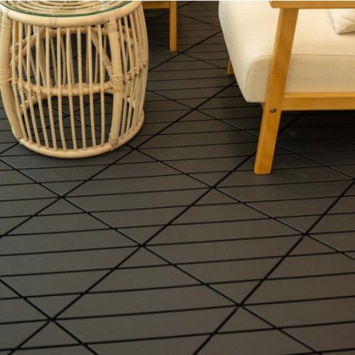 셀프코디 헤링본 조립식마루 차콜