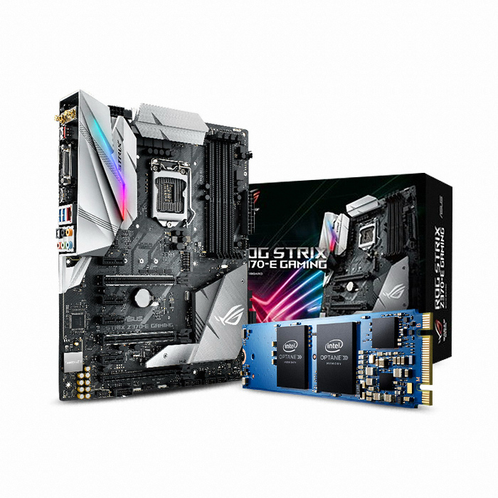 ASUS ROG STRIX Z370-E GAMING + 옵테인 메모리 16GB 코잇