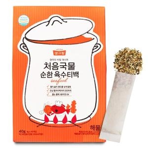 우리찬 처음국물 순한육수티백 해물 40g (1개)_이미지