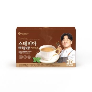 맥널티  스테비아 커피믹스 헤이즐넛향  9.5g  30개입