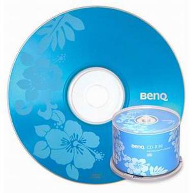 BenQ CD-R 700MB 52x 케익 50장 Holiday Blue_이미지