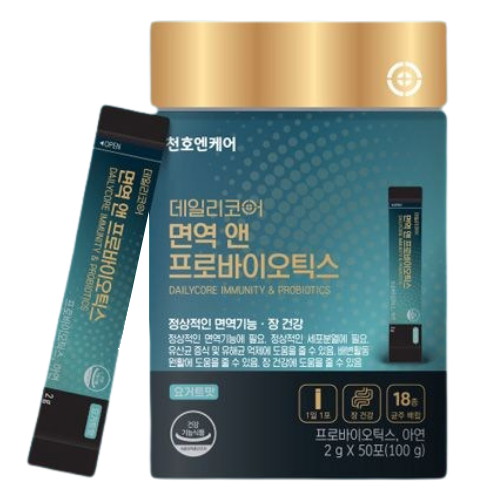 천호엔케어 데일리코어 면역 앤 프로바이오틱스 50포 (3개)