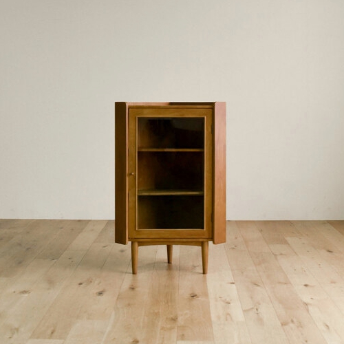 레트로하우스 룬드 원목 코너 장식장 450_이미지