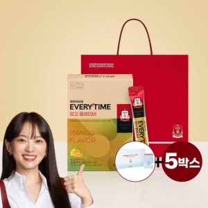 한국인삼공사 정관장 에브리타임 망고 플레이버 10ml 20포 (5개)