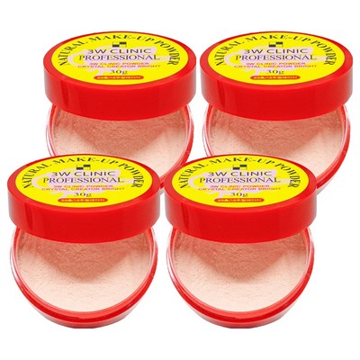3W클리닉 내추럴 메이크업 파우더 30g (본품4개)_이미지