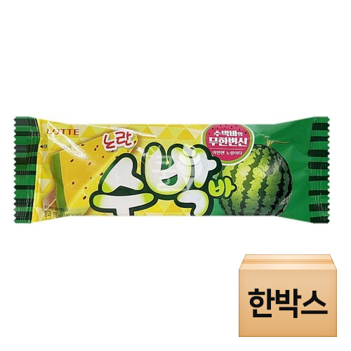 롯데웰푸드 노란 수박바 75ml (40개)
