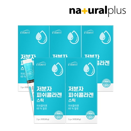 비오팜 내츄럴플러스 에버핏 저분자 피쉬콜라겐 30포 (5개)_이미지