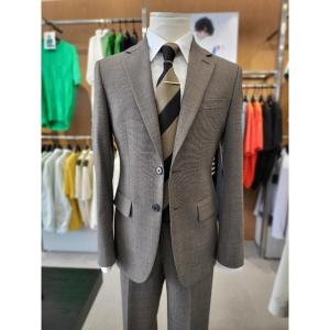  지이크 파렌하이트 챠콜 그레이 스판기능성 트렌드 셋업 정장 수트상의 FJJ2310