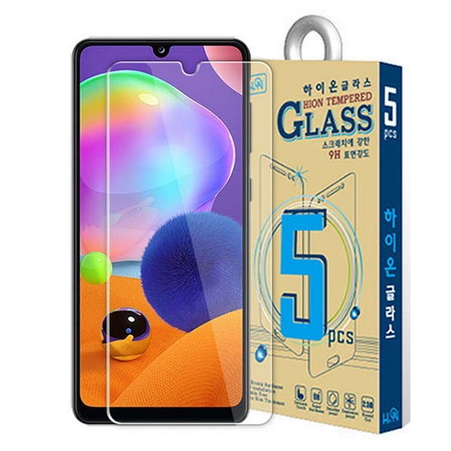 하이온 LG Q92 9H P글라스 강화유리 액정보호필름 (액정 5매)