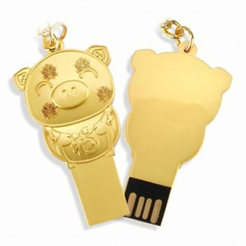 오피아컴 Kalron 황금 복돼지 USB